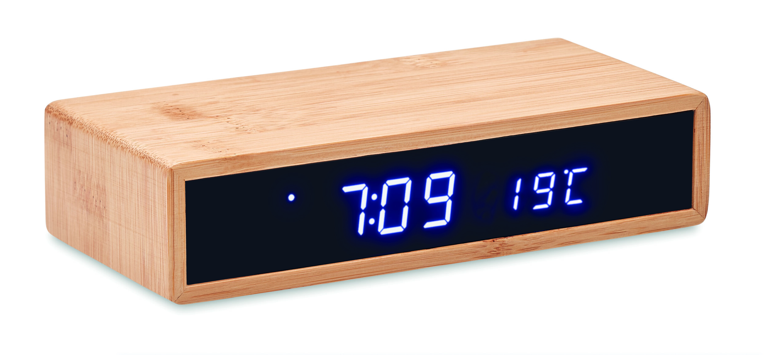 Chargeur sans fil en bambou