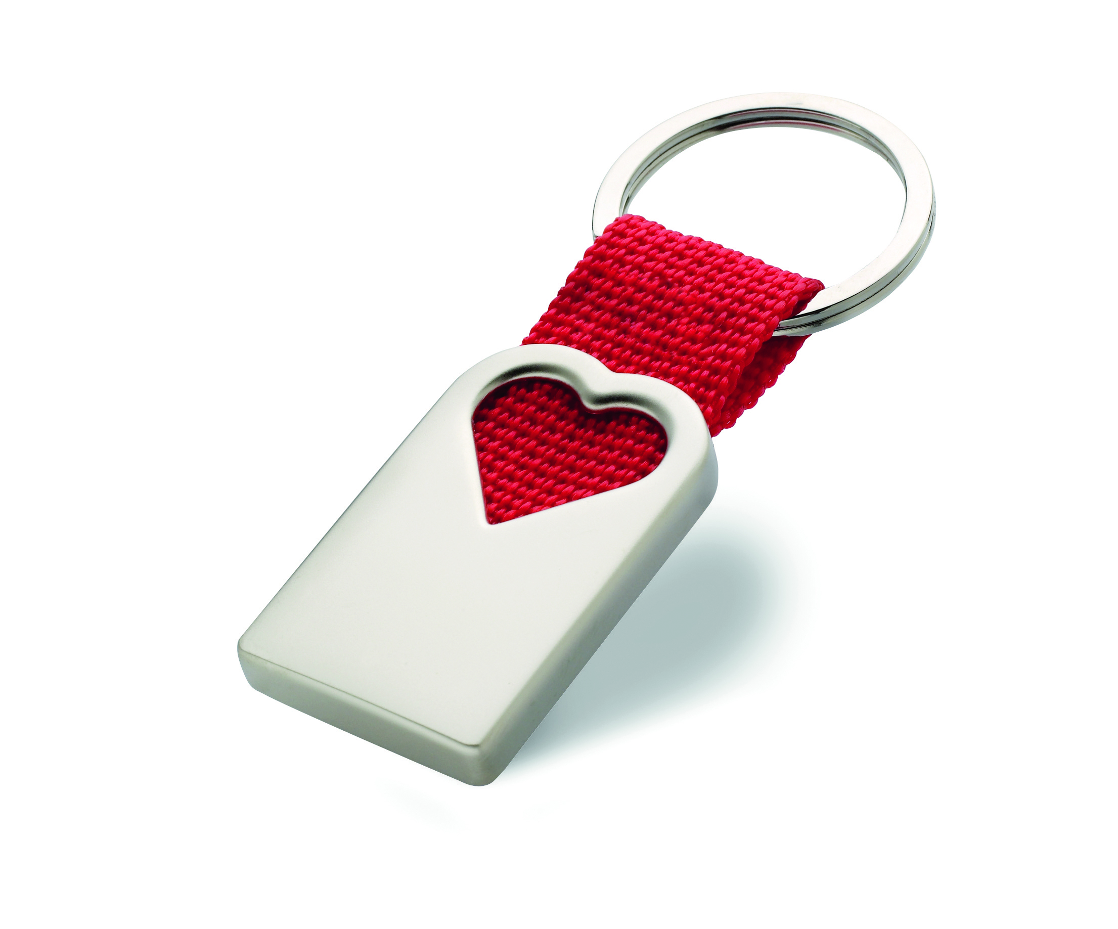 Porte clef coeur en métal