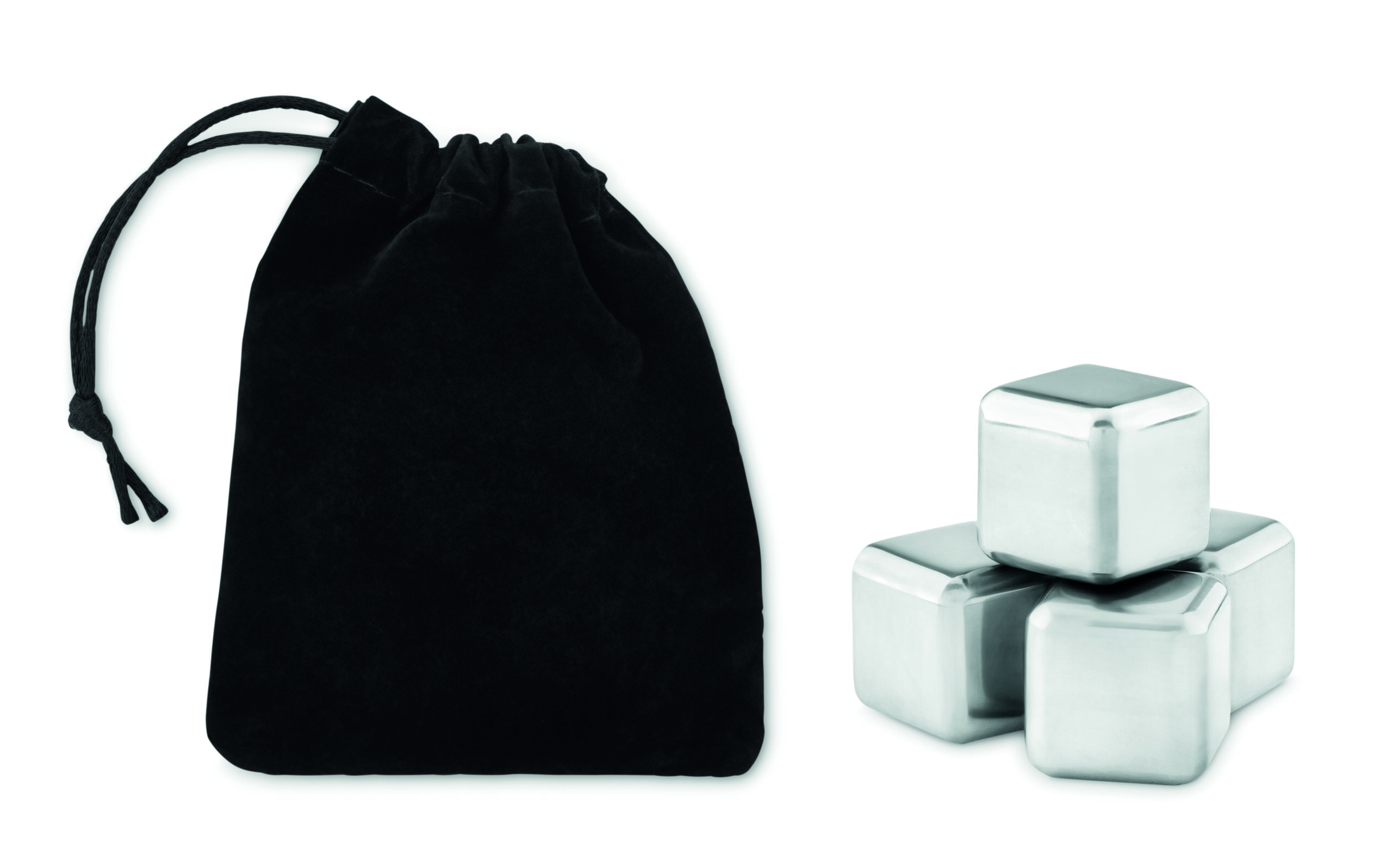 Set  4 glaçons en acier inox