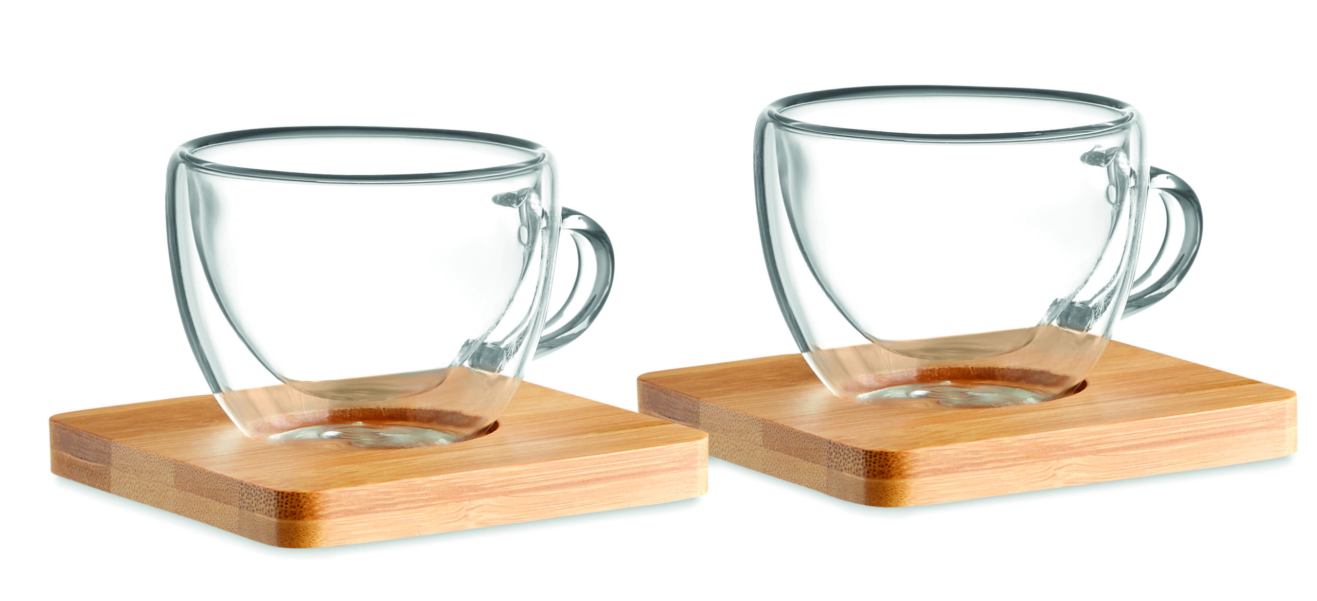 2 verres expresso double paroi