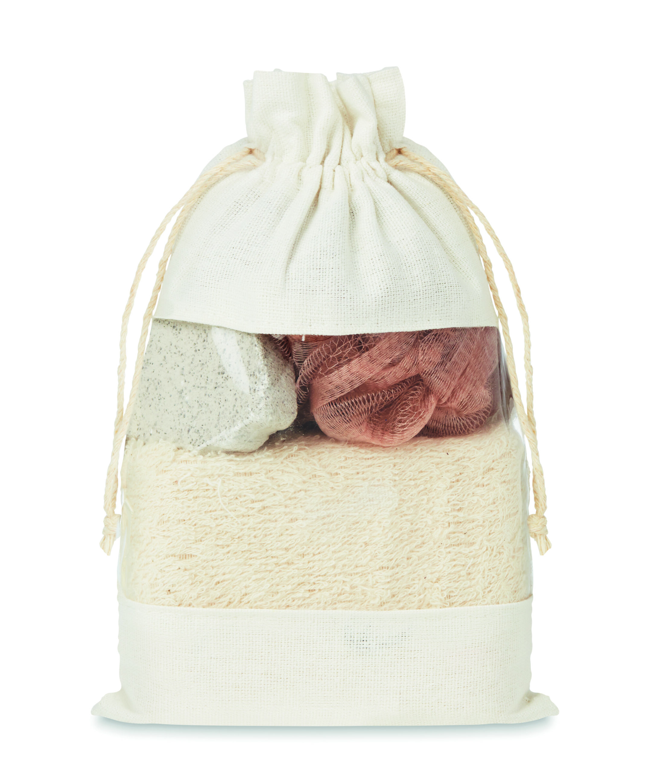 Set de bain pochette coton