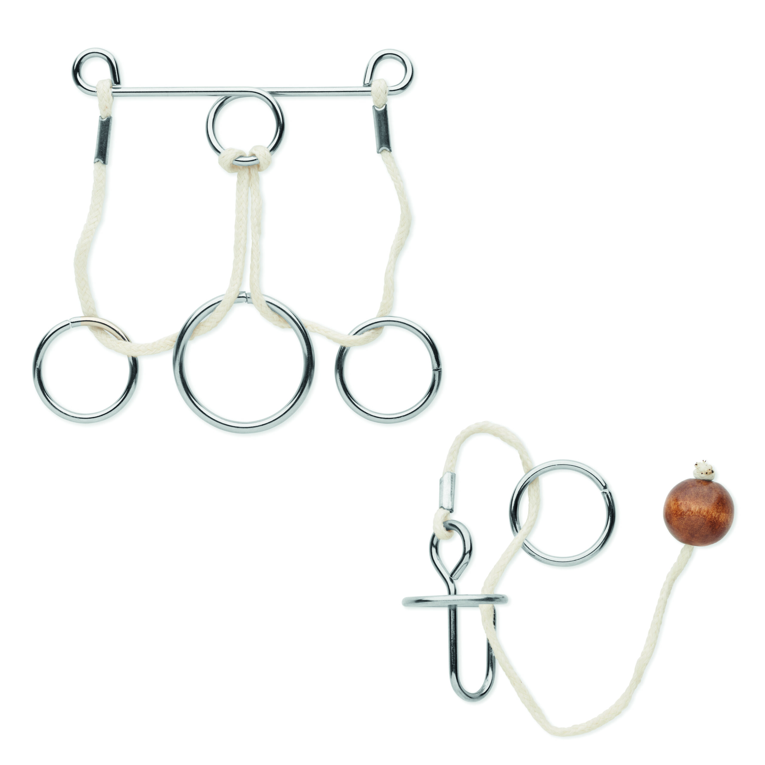 Jeu de 2 casse-tête en métal