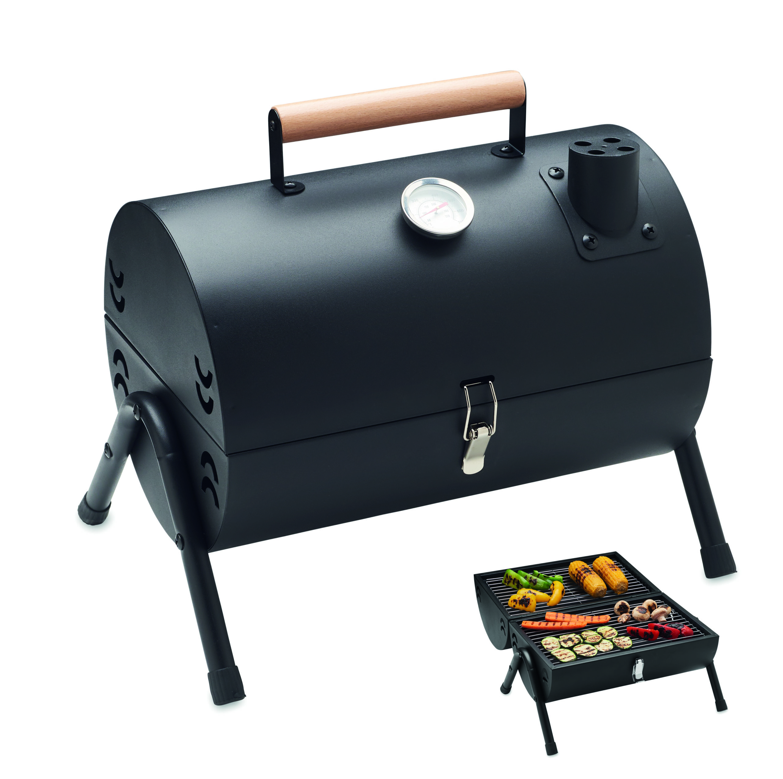 Barbecue portable avec cheminée