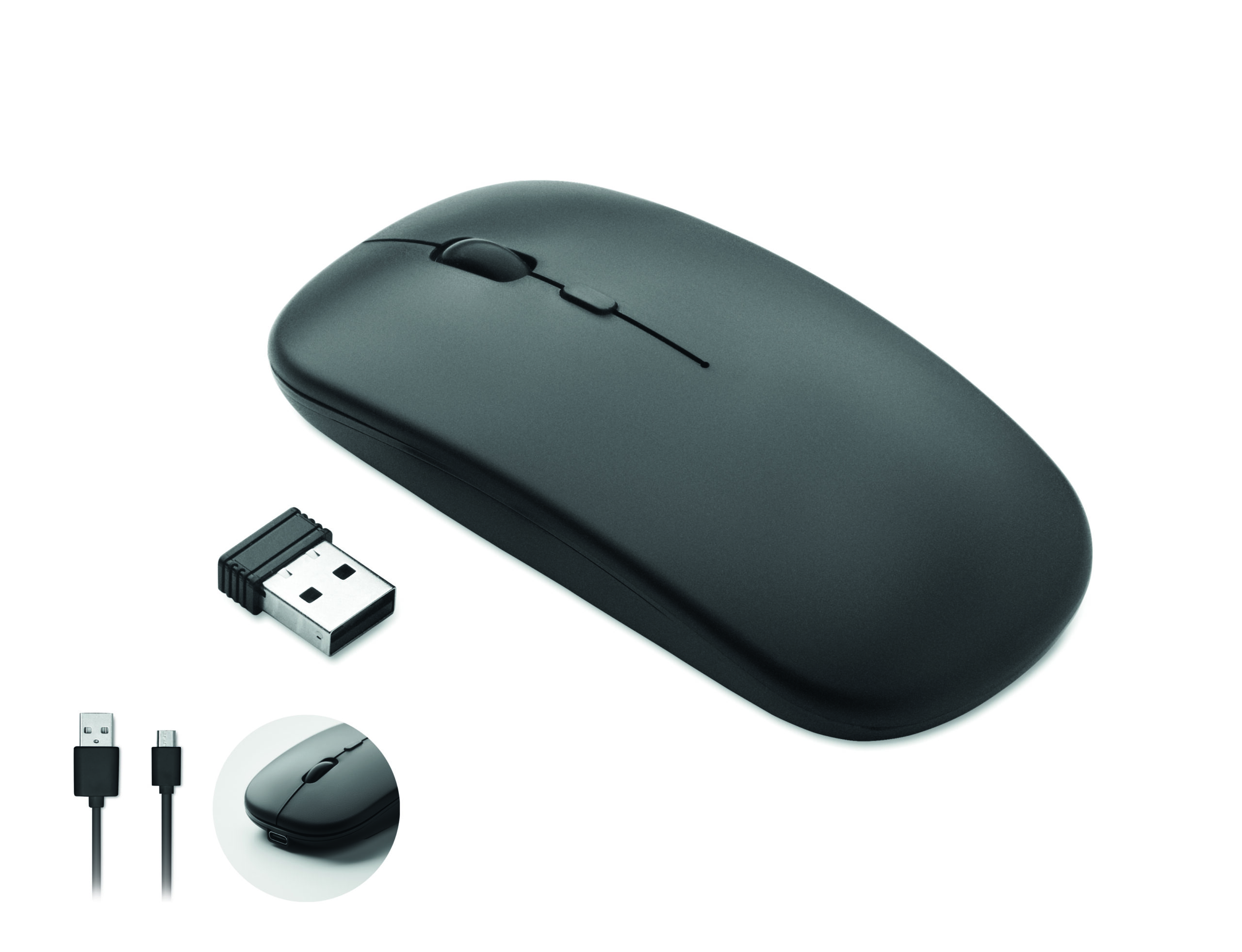 Souris sans fil rechargeable