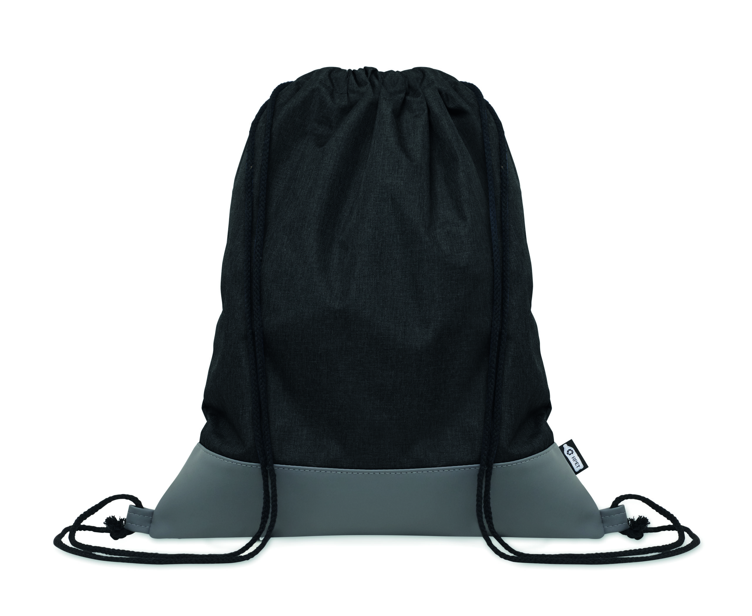 Sac à cordon en PU RPET 2 tons