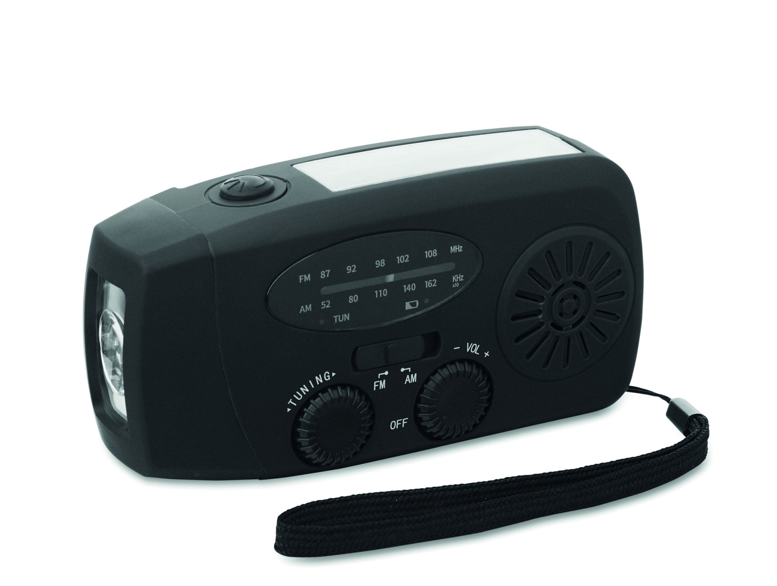 Radio portable avec torche LED