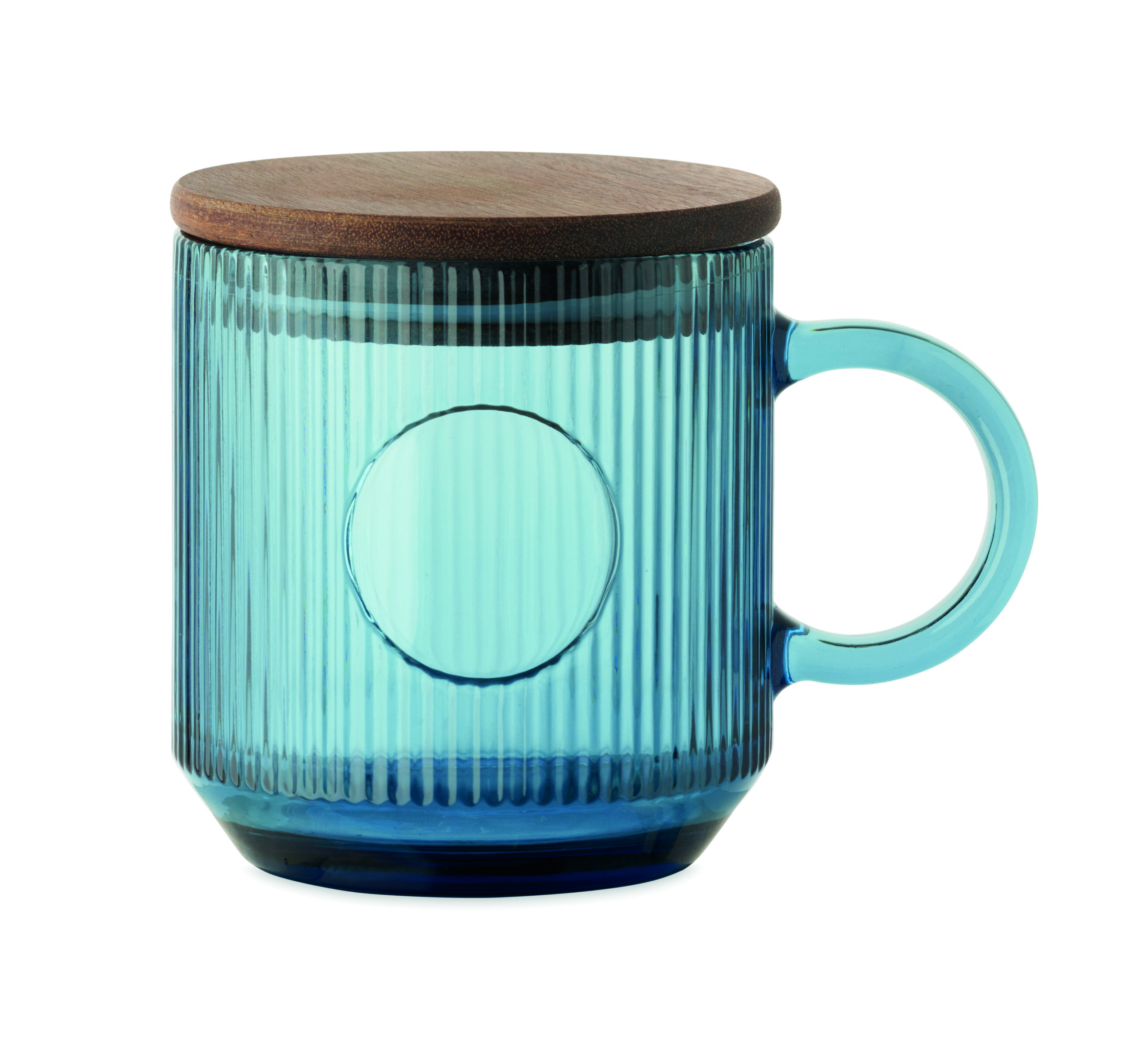Mug en verre strié 300ml