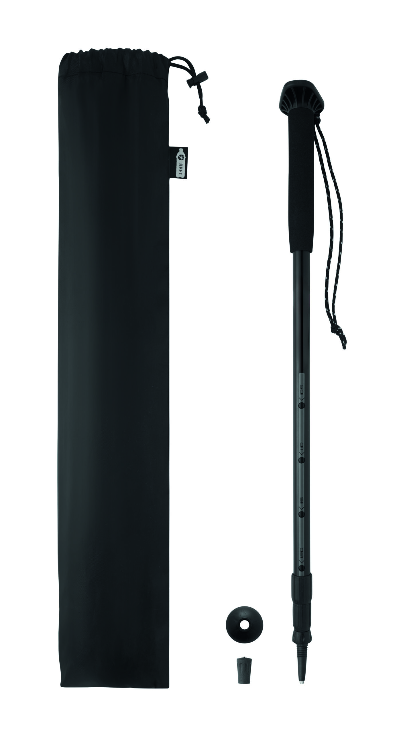 Bâton de marche télescopique