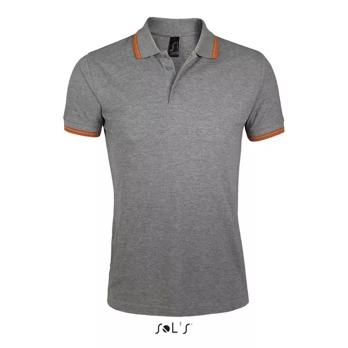 PASADENA MEN – Gris Chine/Orange (L) PASADENA MEN – Gris Chine/Orange (L)