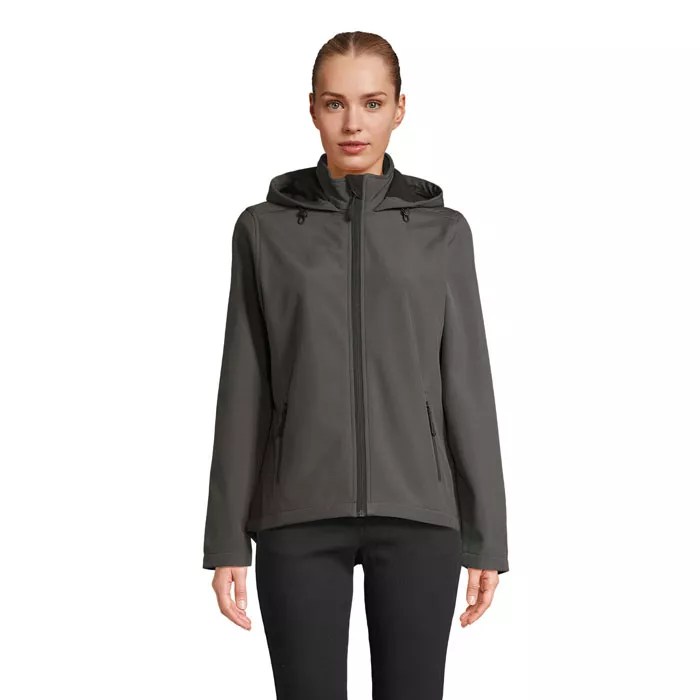 RACE HOODED WOMEN – Anthracite