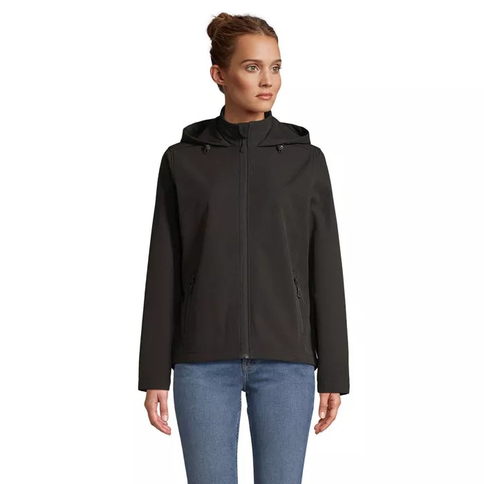 RACE HOODED WOMEN – Noir