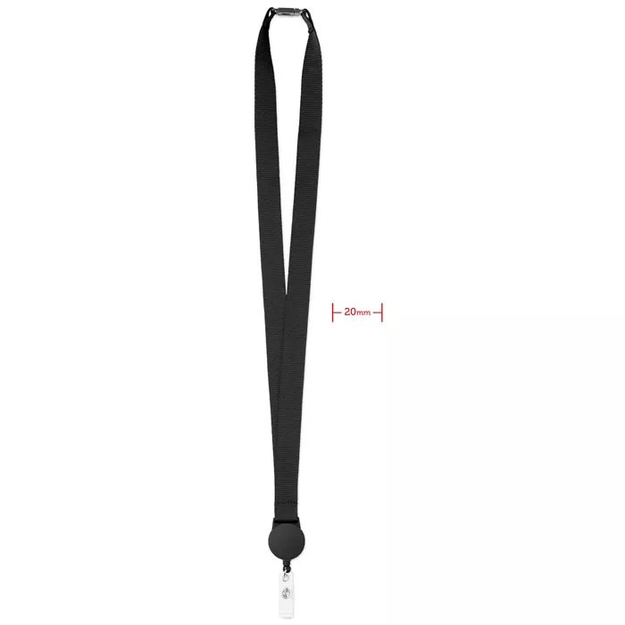 ZIP LANYARD – Noir