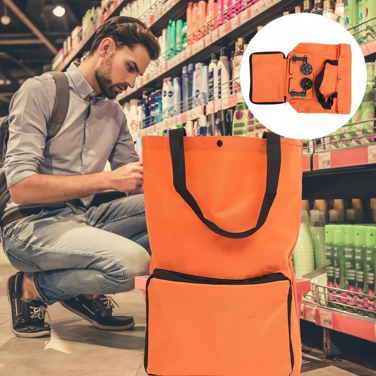 Carrito de Compras Plegable