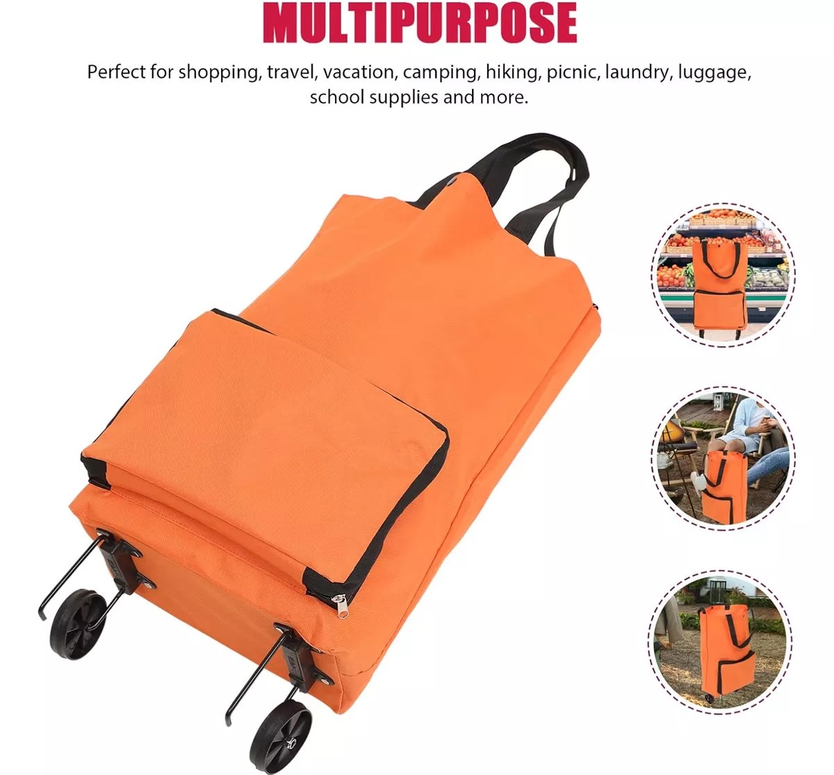 Carrito De Compras Plegable