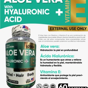 Aloe Vera Acido Hialuronico + vit E Aloe Vera Acido Hialuronico + vit E