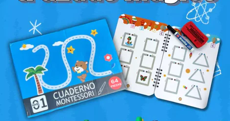 CUADERNO TRAZADO MONTESSORI