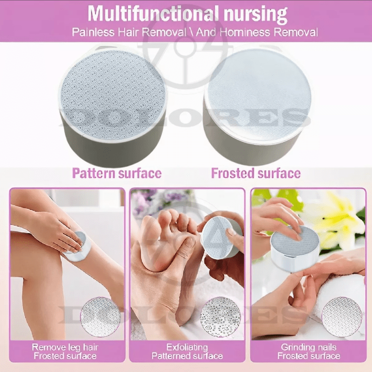 3en1 Depiladora Limas Uñas Exfoliante
