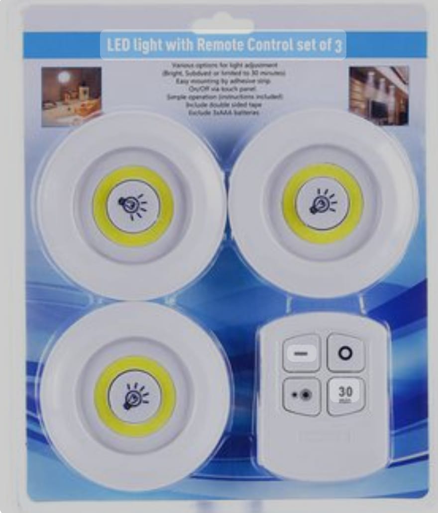 LAMPARA DE LUZ LED INHALAMBRICA