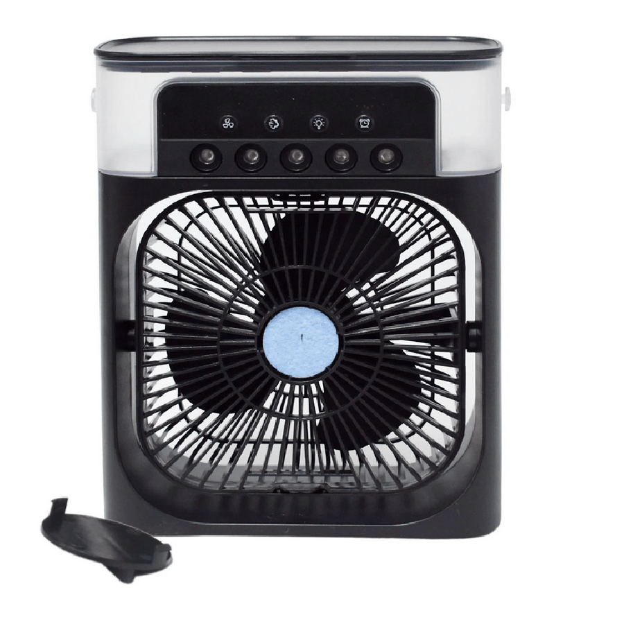 Mini Ventilador Aire Acondicionado Led