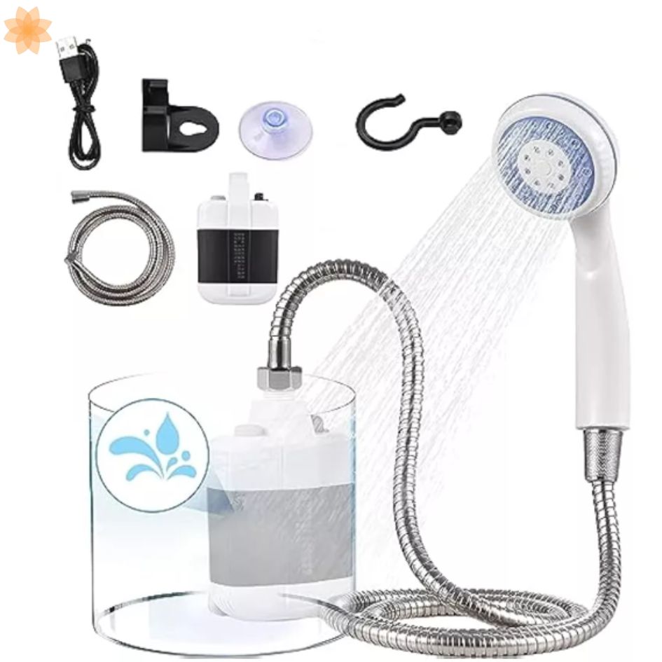 Regadera Portatil con BOMBA Ducha