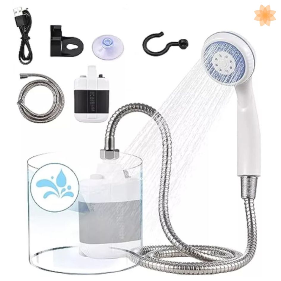Regadera Portatil con BOMBA Ducha