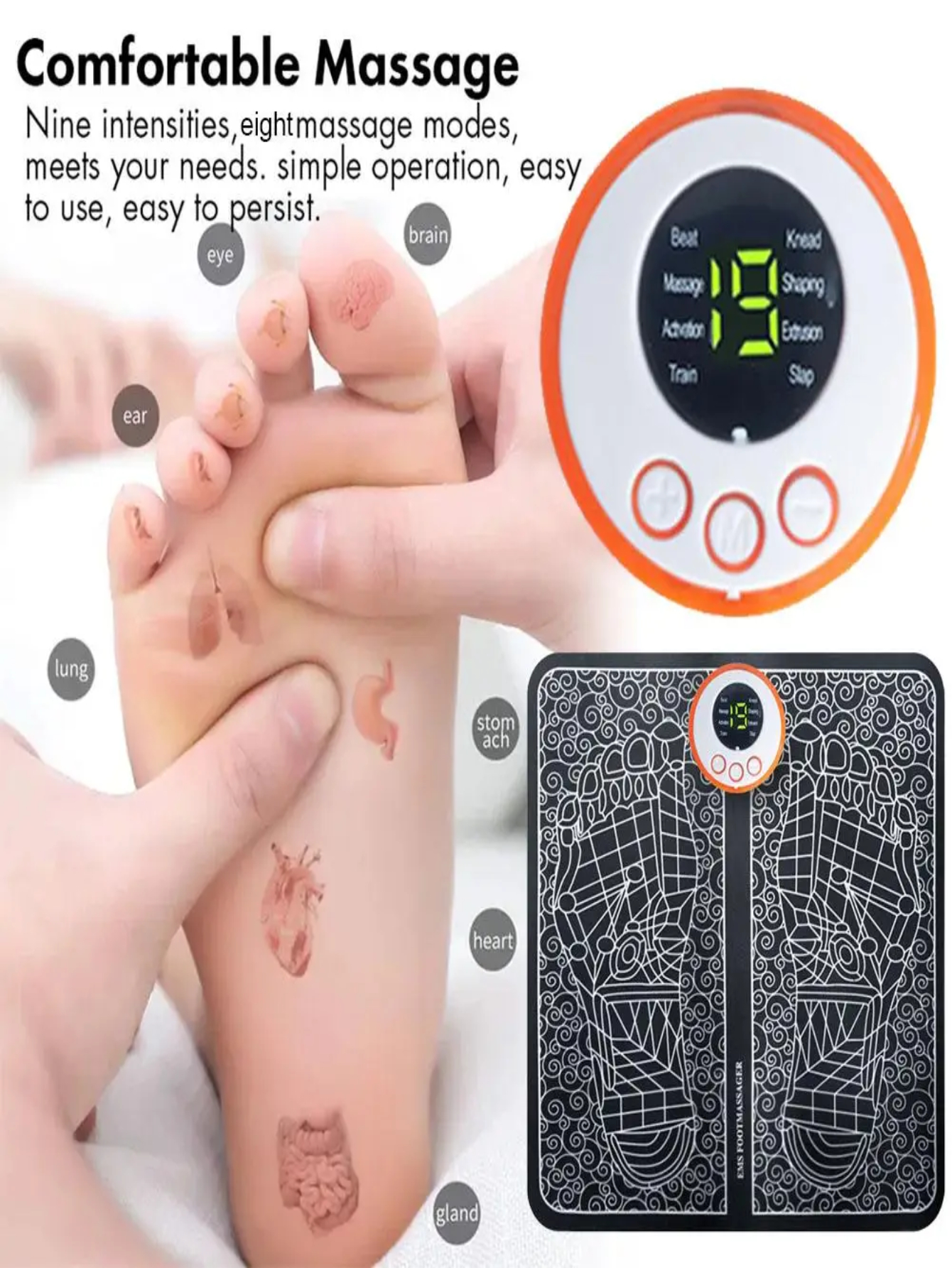 Masajeador de pies eléctrico