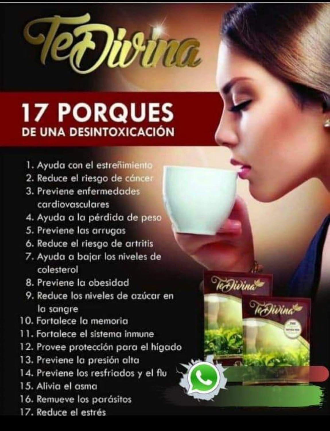 Te divina detox para bajar de peso