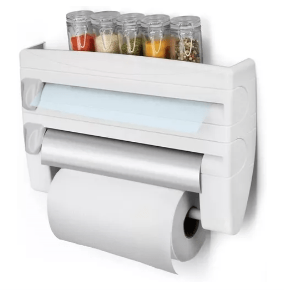 DISPENSADOR DE PAPEL PARA COCINA 4IN1