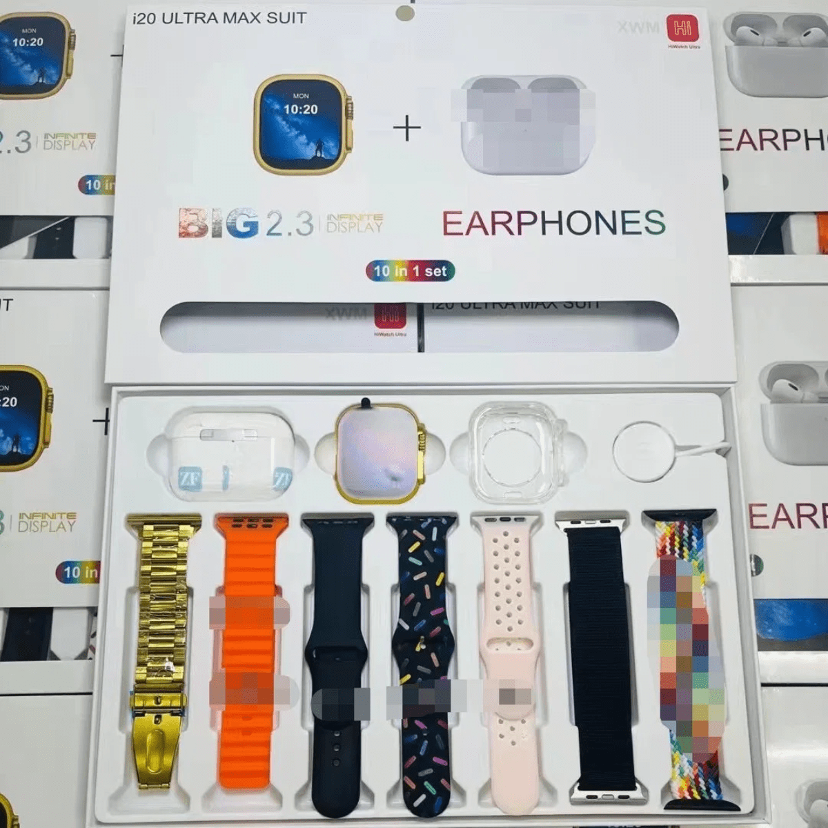 Smart Watch i20 UltraMax Suit +Audífonos