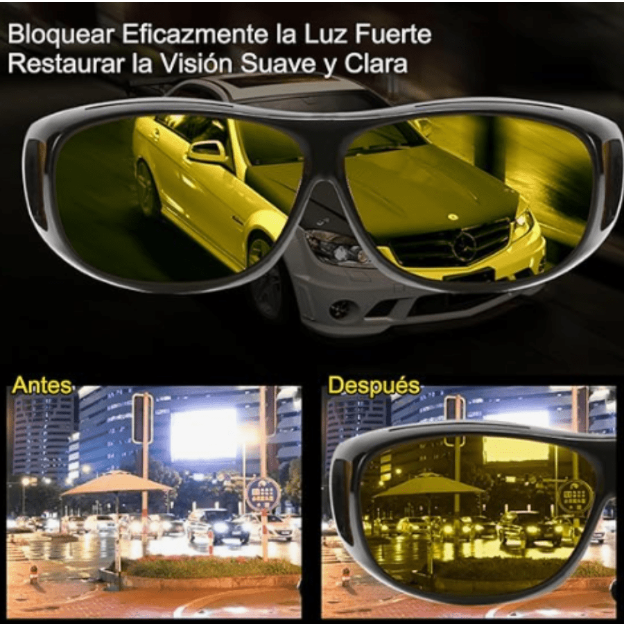 2 Gafas de Conduccion Dia Noche Lentes