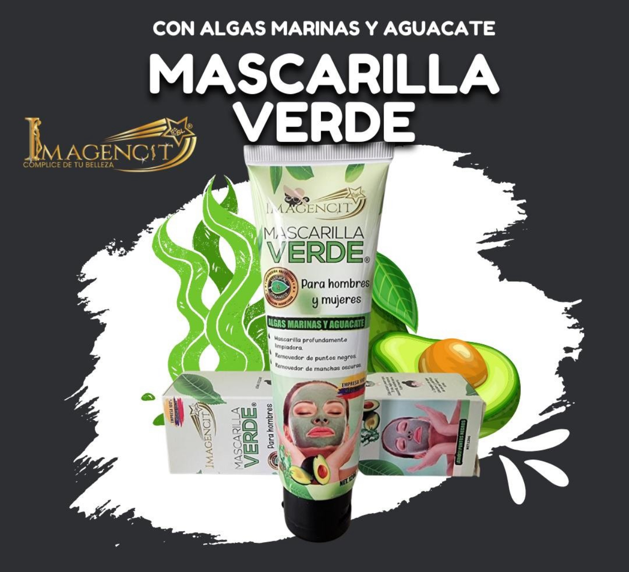MASCARILLA VERDE TUBO