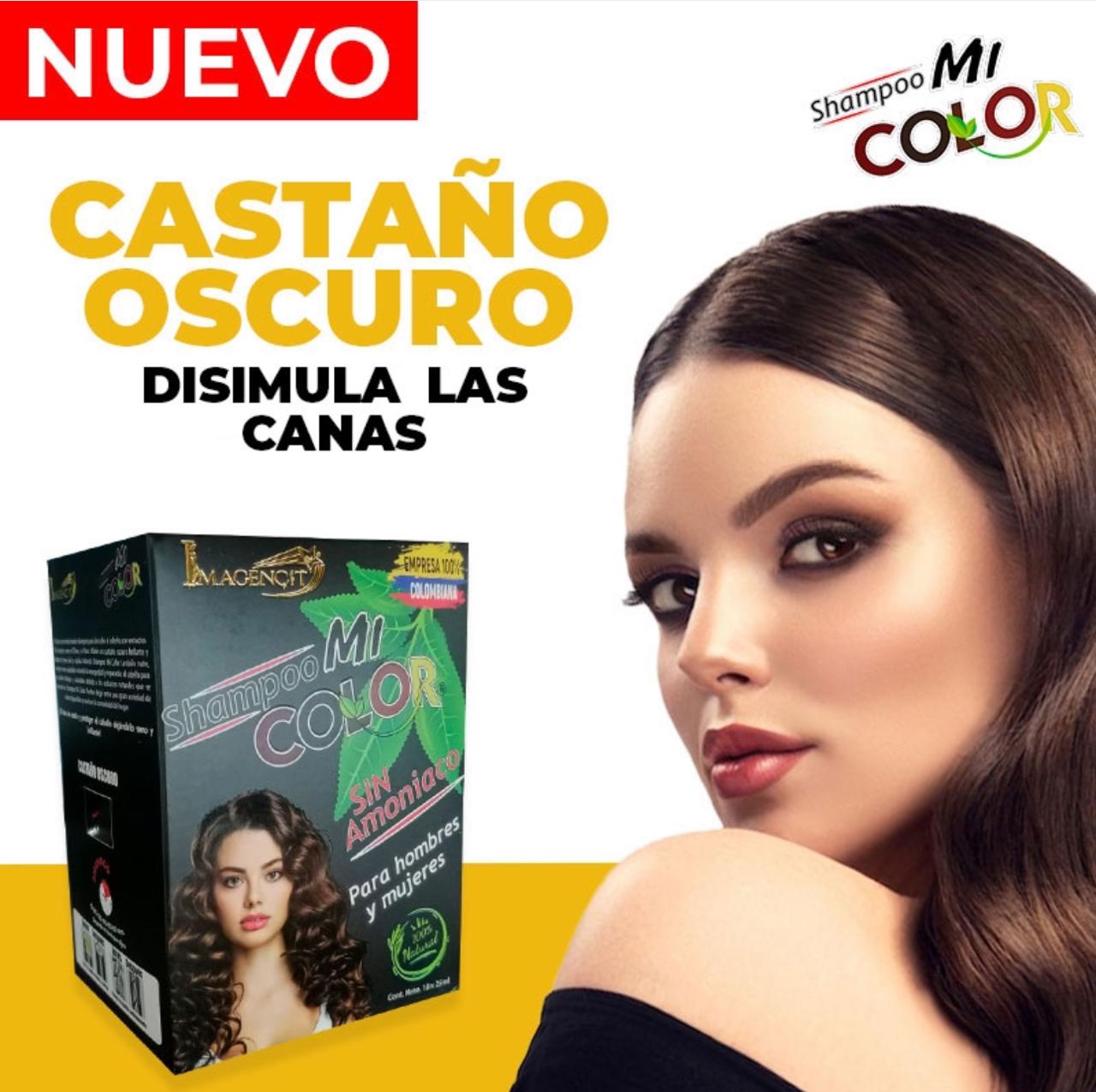 Shampoo MI COLOR castaño obscuro