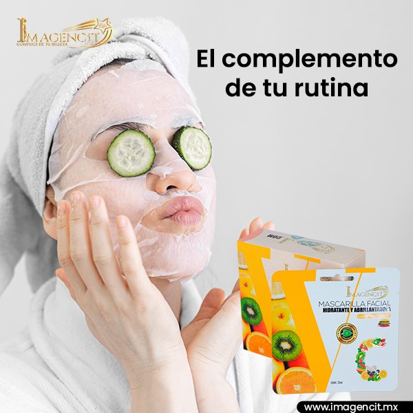 Mascarilla facial hidratante iluminadora