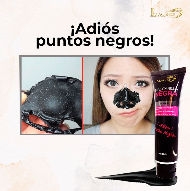 MASCARILLA NEGRA DE CARBÓN ACTIVO