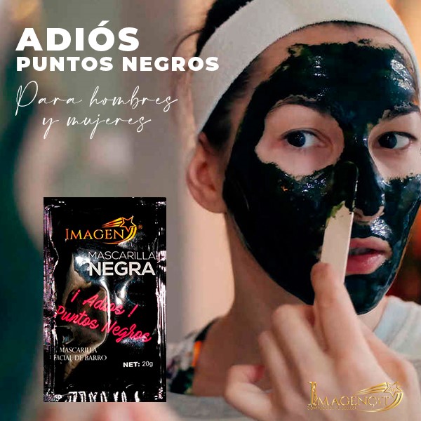 MASCARILLA NEGRA DE CARBÓN ACTIVO