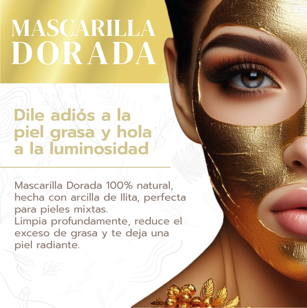 Mascarilla Colageno Dorado (Caja 10sobr)