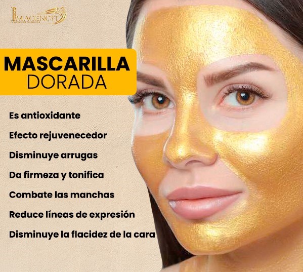 Mascarilla Colageno Dorado (Caja 10sobr)