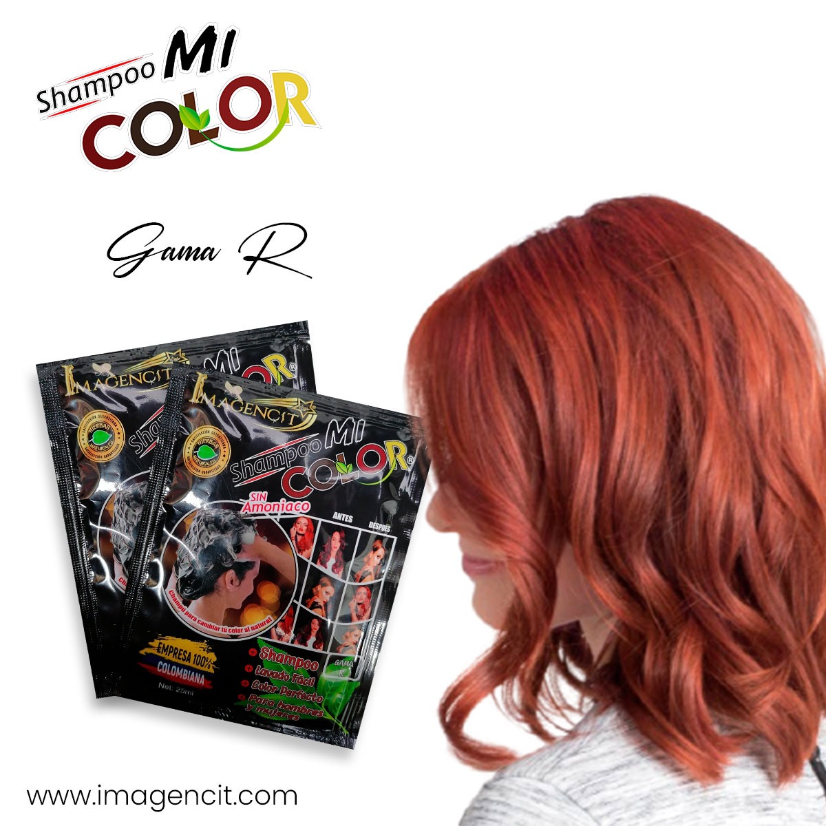 Shampoo MI COLOR Gama R(Rojizo)