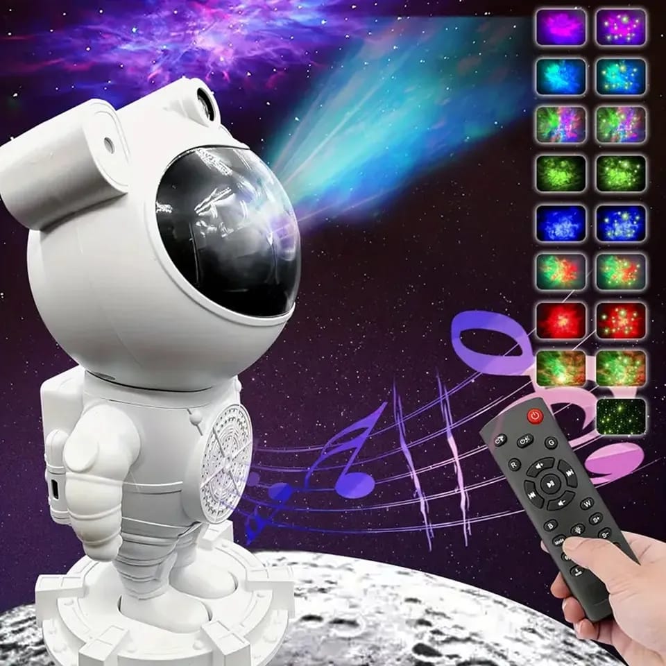 BOCINA PROYECTOR ASTRONAUTA