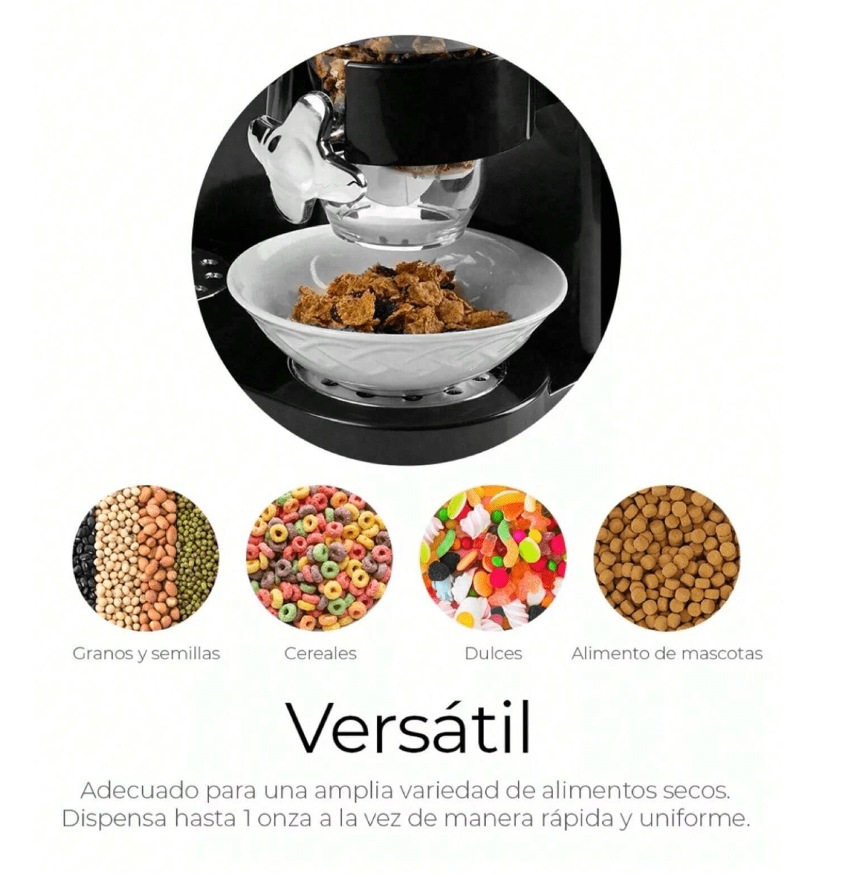 Dispensador De Cereal Despachador Doble