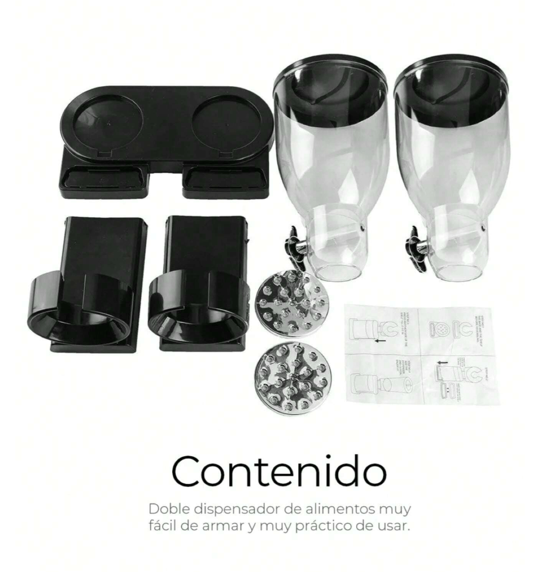 Dispensador De Cereal Despachador Doble