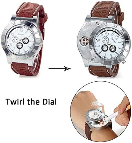 Reloj analogico con encendedor electrico
