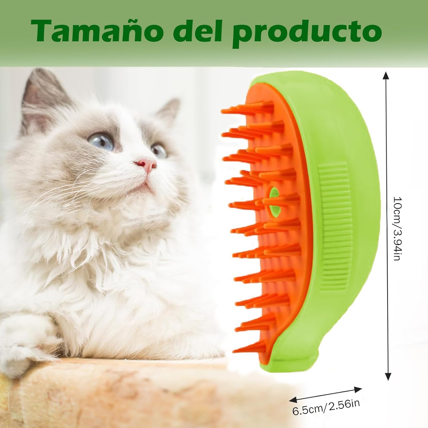 Cepillo  Vaporizador Mascotas quitapelos