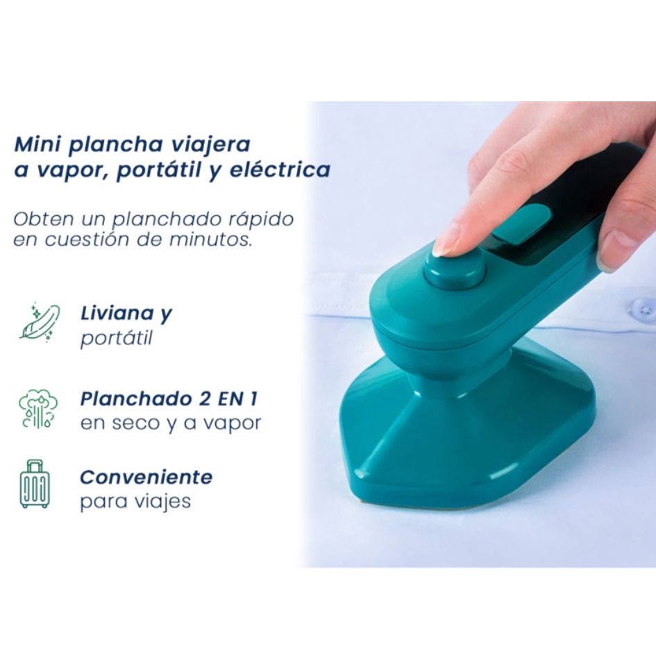 Plancha a Vapor Portatil de Mano