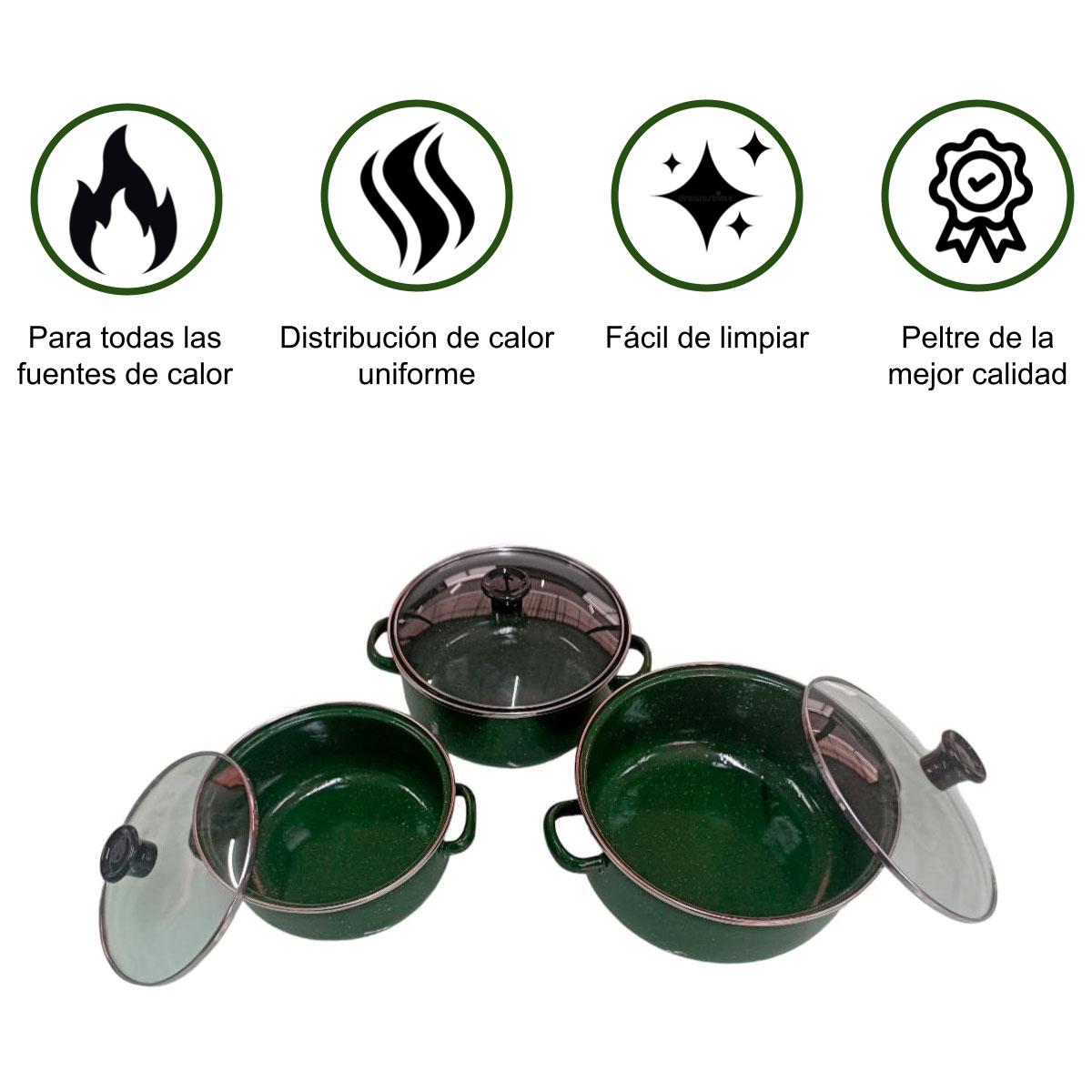 Ollas international 6pz verde Shorbull