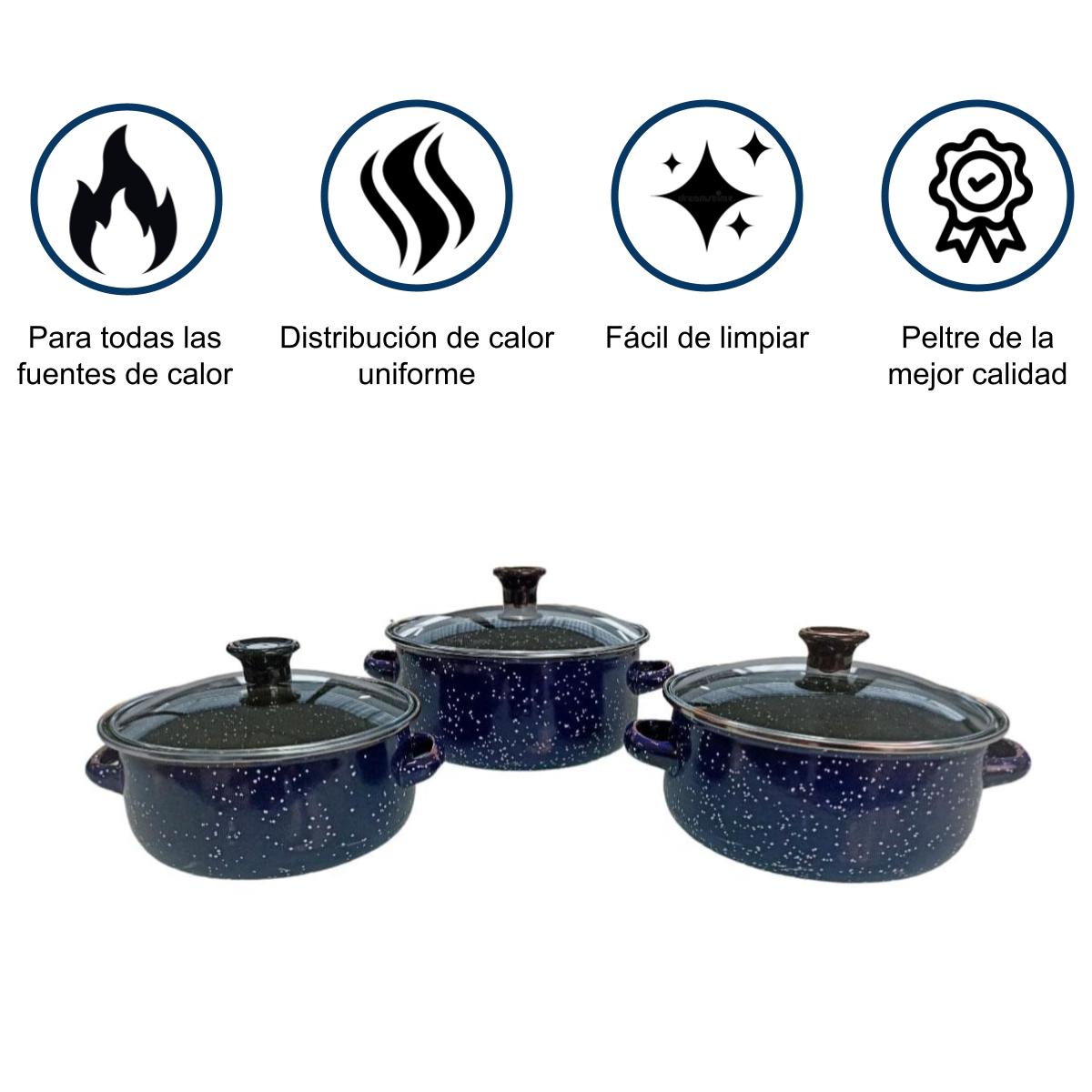 Ollas international 6pz azul Shorbull