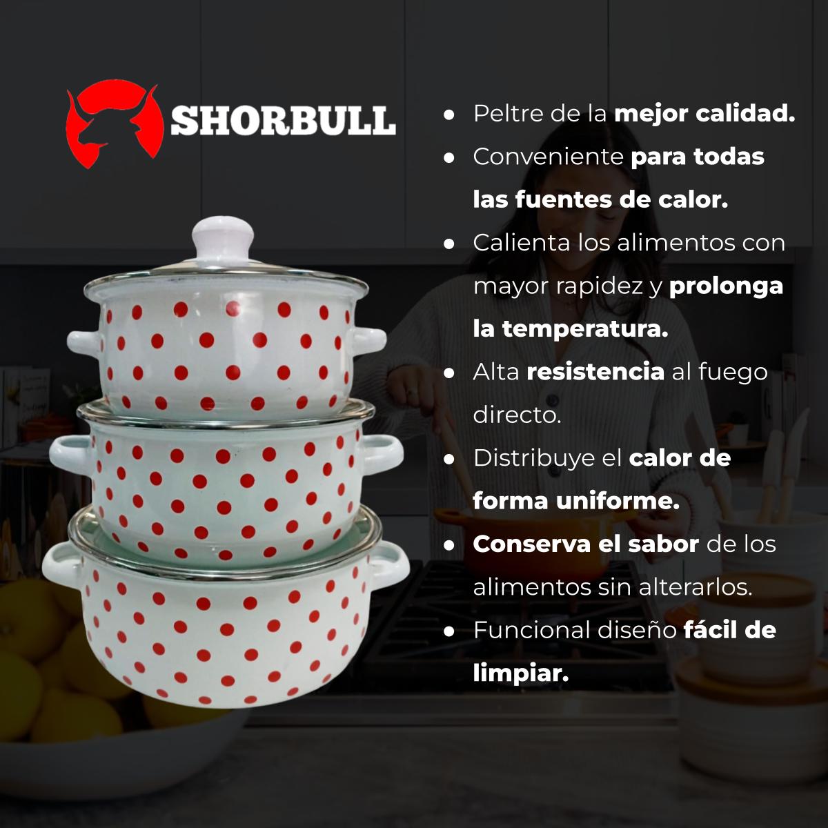 Ollas good choice blanco Shorbull