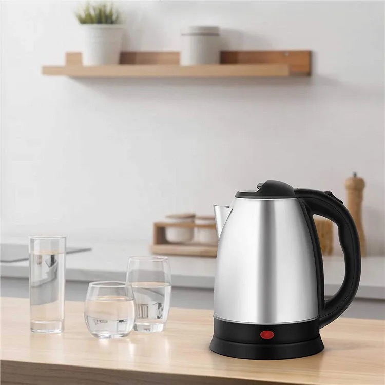Tetera Cafetera Eléctrica 2L Inoxidable