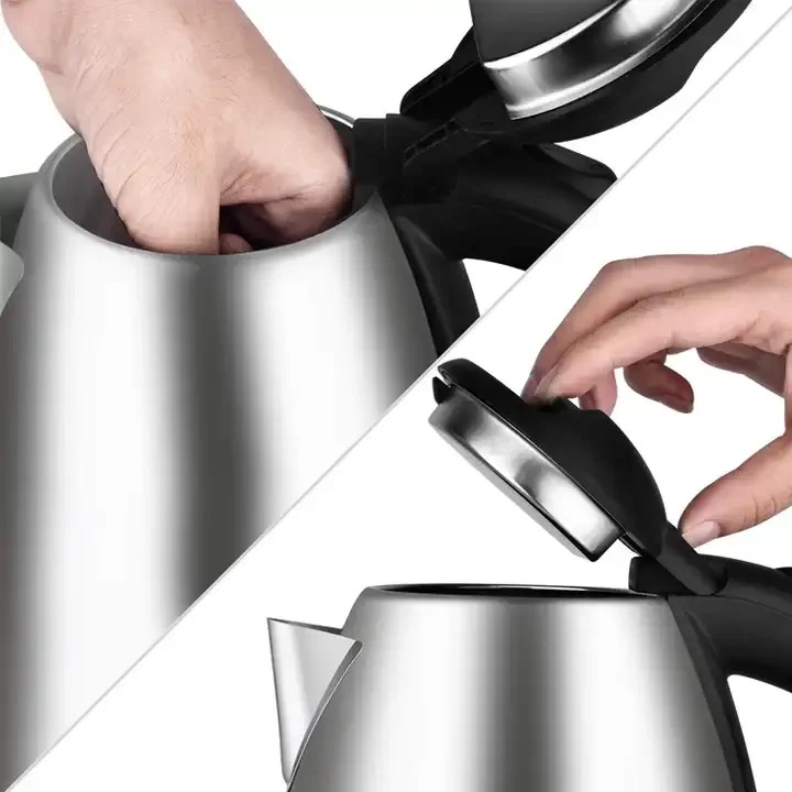 Tetera Cafetera Eléctrica 2L Inoxidable