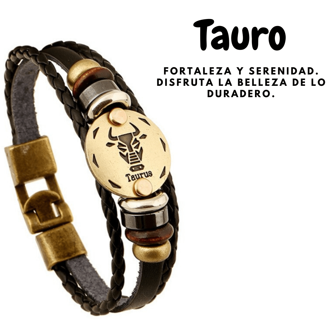 Pulsera zodiacal Tauro Doradad